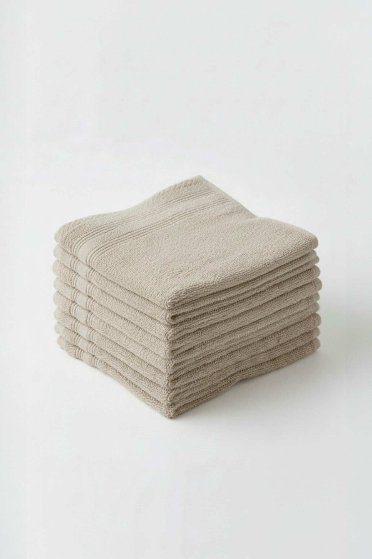 10'lu Vizon Mini Havlu - 30x30 cm, 50GR %100 Pamuk,El, Yüz Havlusu