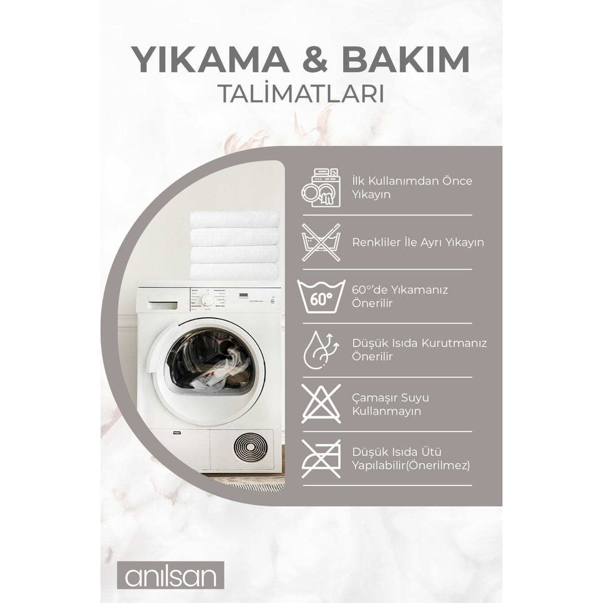 2'li Bej Yeşil Zeytin Detaylı Mutfak Havlusu %100 Pamuk  - 40x70 cm El ve Yüz Havlusu