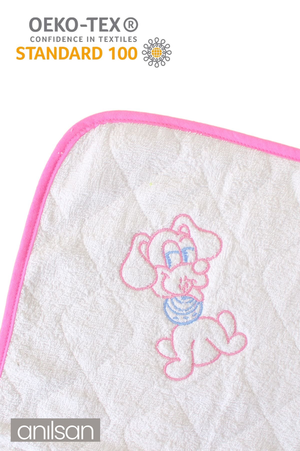 %100 Pamuk Bebek Kundak Havlusu - Sevimli Köpek Desenli Yumuşak Bebek Havlusu Seçenekleri