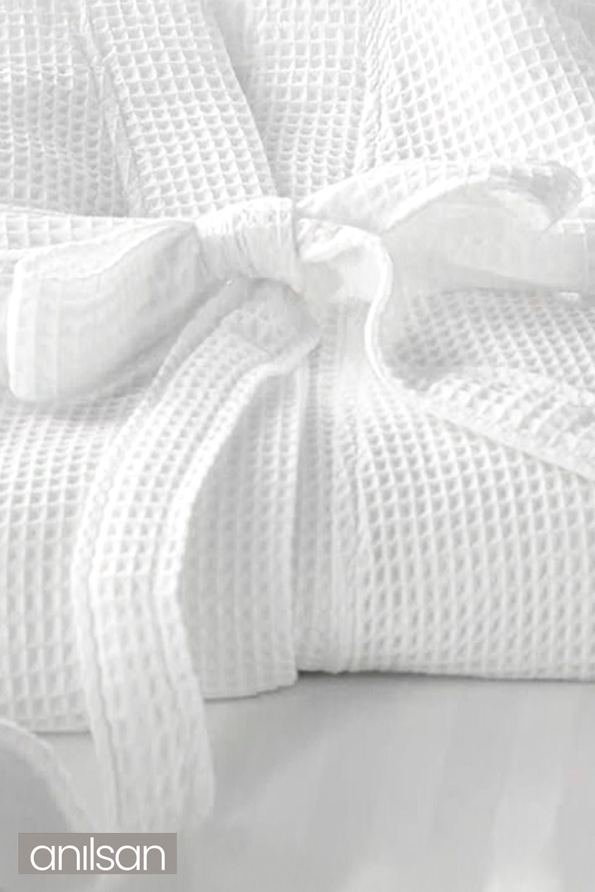 Kimono Pike Otel Bornozu Kadın-Erkek Spa Için Ideal %100 PAMUK