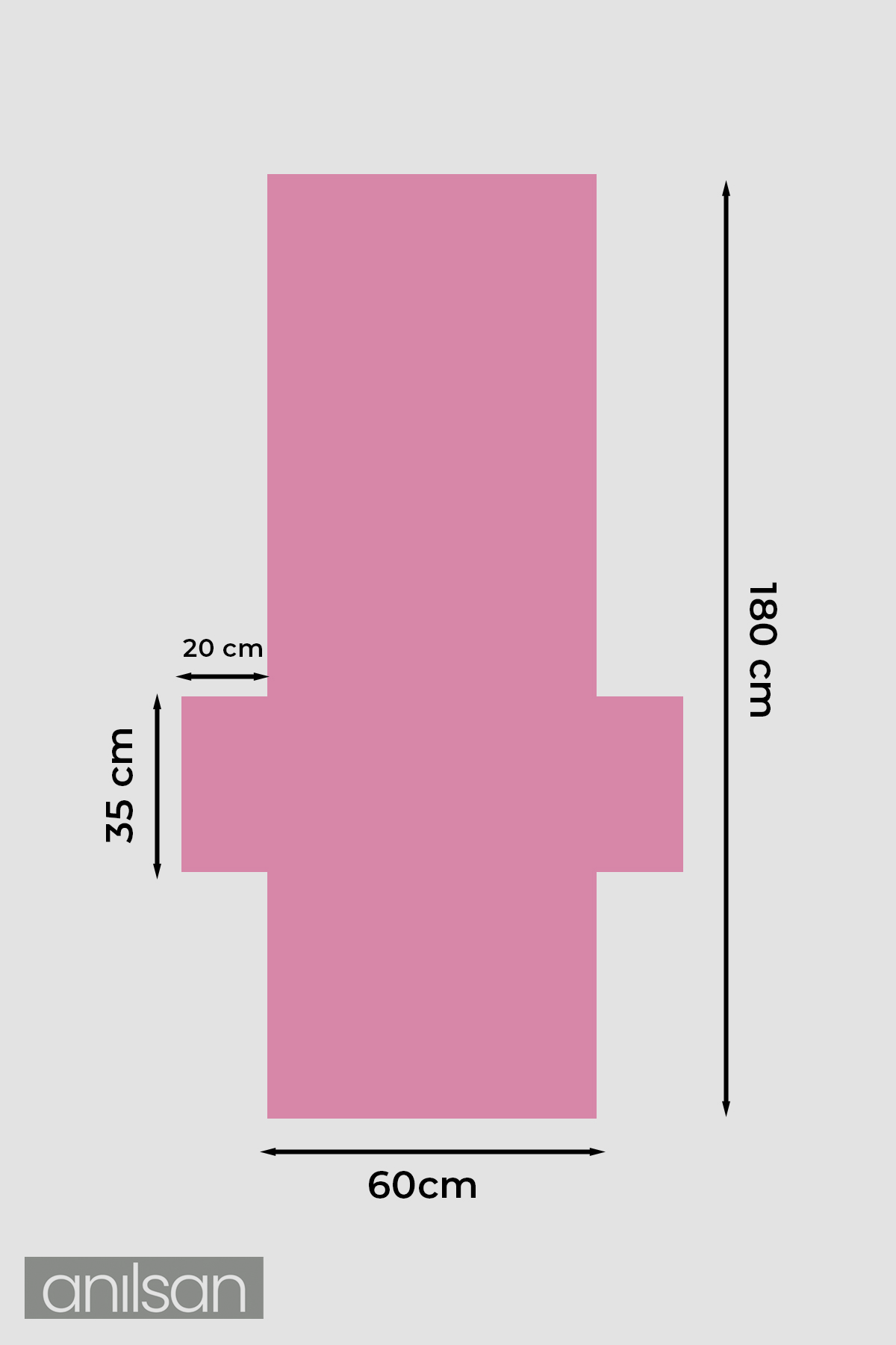 %100 Pamuk Şezlong Havlusu Fuşya 60x180 cm - Hızlı Kuruyan Plaj ve Havuz Havlusu