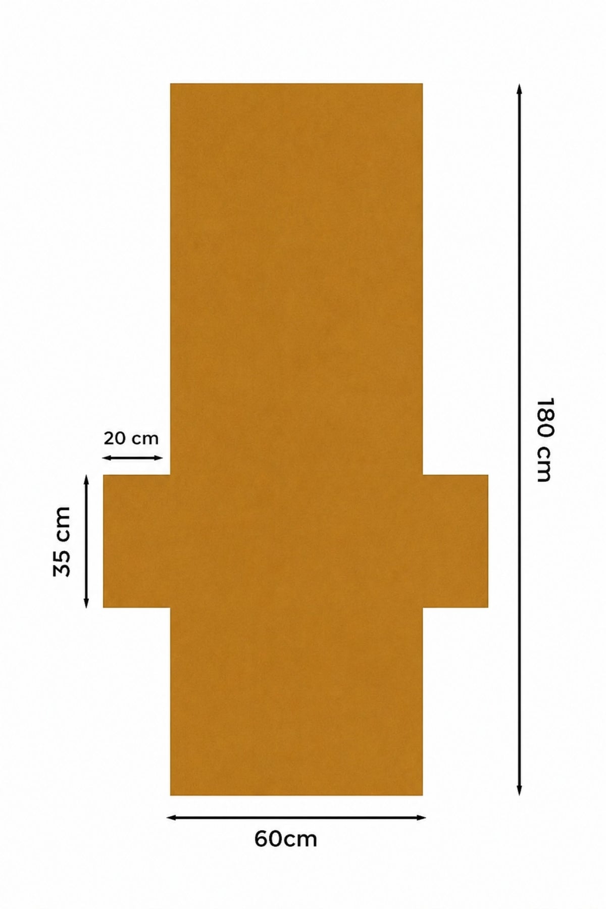 %100 Pamuk Şezlong Havlusu Açık Kiremit 60x180 cm - Hızlı Kuruyan Plaj ve Havuz Havlusu