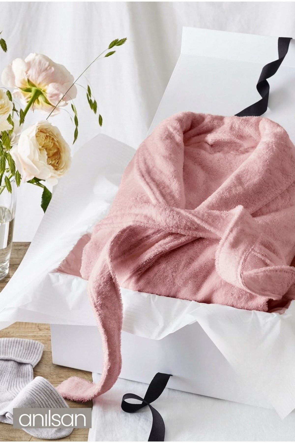 Şalyaka Bornoz G.Kurusu %100 Pamuk Unisex Spa Için Ideal Kadın/Erkek