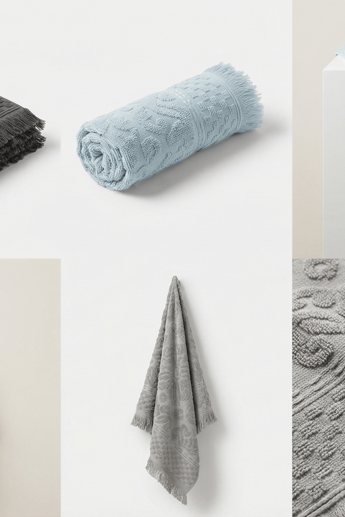 12'li Agora El Havlusu - 50x80 Cm, 170 Gr, %100 Pamuk, Spa Ve Otel Havlusu