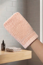 Havlu Banyo Kesesi 15x25cm -Pembe %100 Pamuk