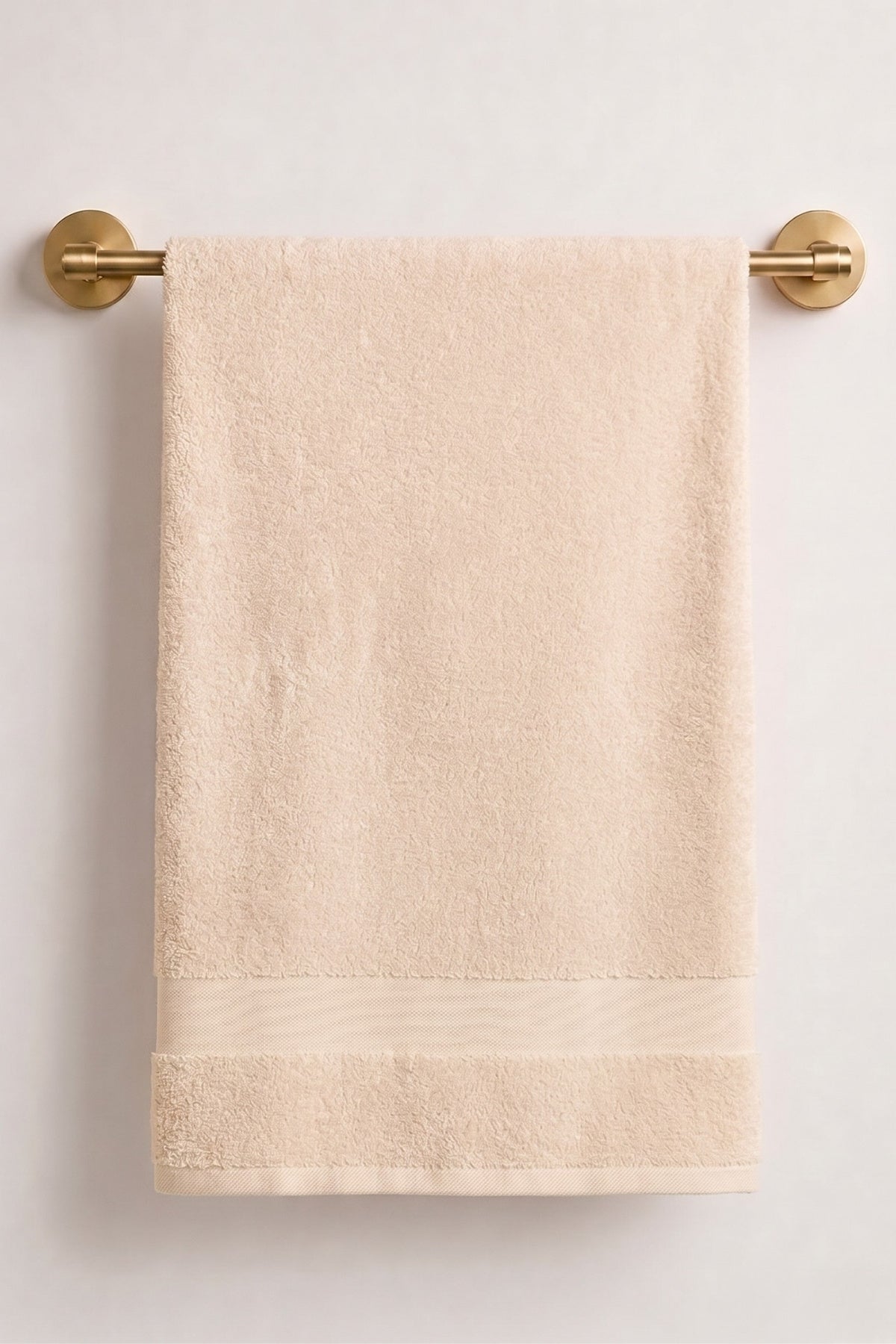 Sevim Banyo Havlusu 70x140 cm - Vizon %100 Pamuk