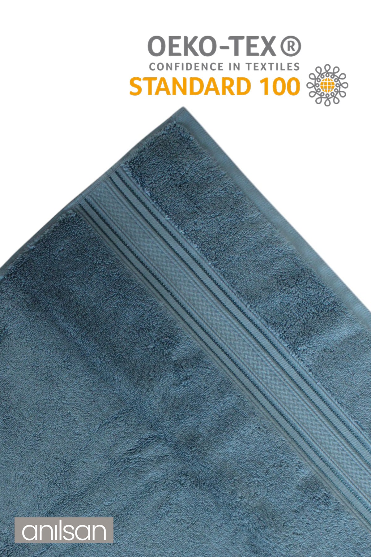 3'lü Turkuaz Süper Soft El Havlusu Seti - 50x90 Cm, 250 Gr, %100 Pamuk, Spa Ve Otel Havlusu