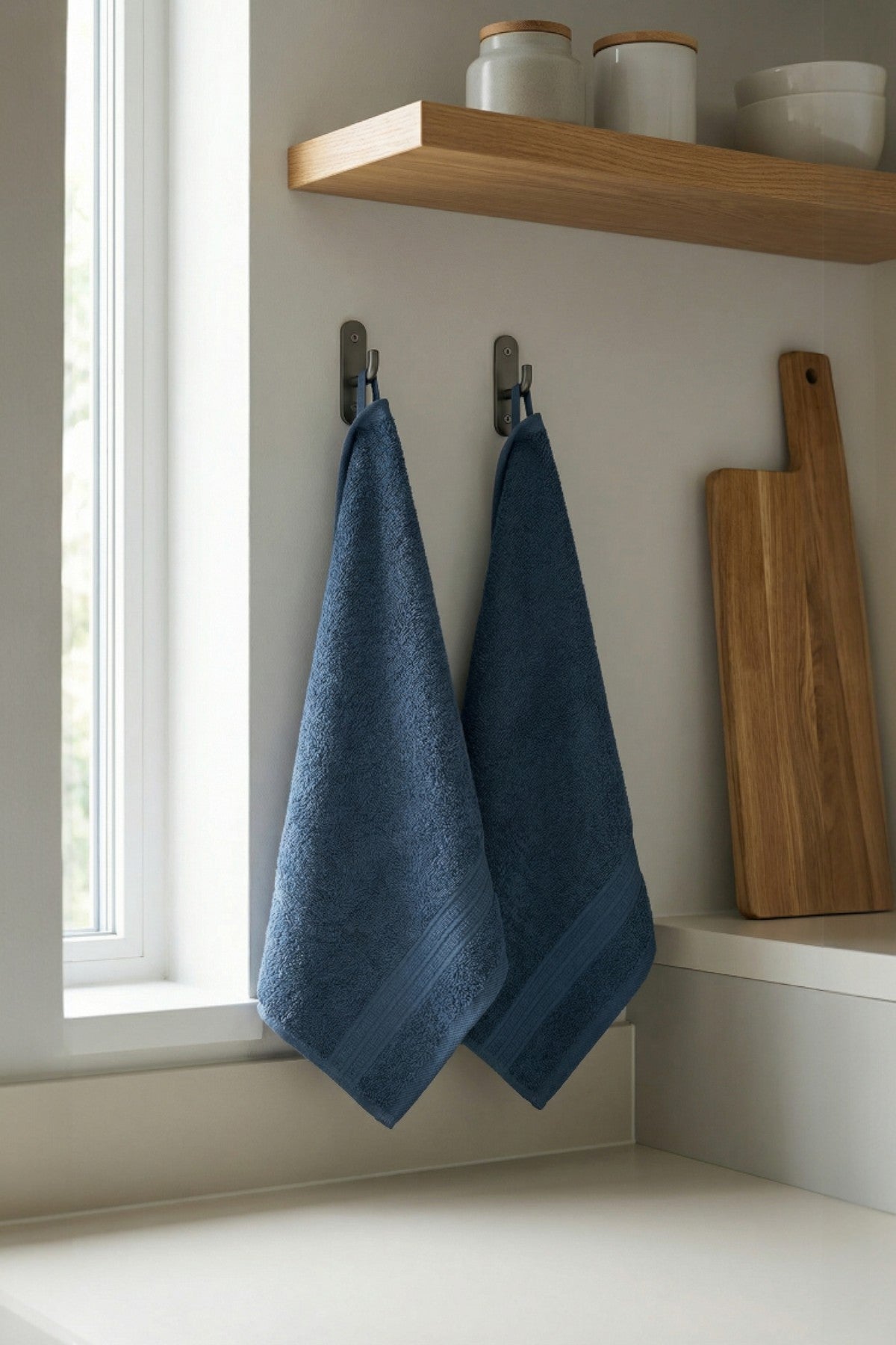 2'li Cocoa 30x50 Cm El Ve Yüz Havlu Seti | Mutfak Havlusu %100 Pamuk 70GR