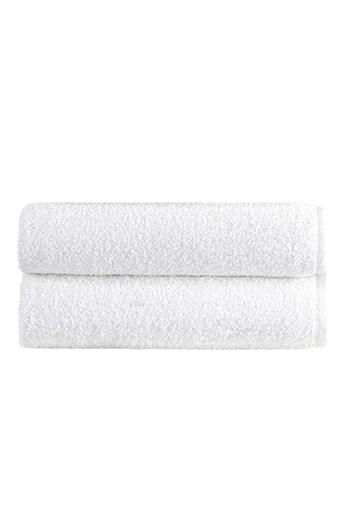 2'li Beyaz El Havlusu - 50x90 Cm, 225 Gr, %100 Pamuk, Spa Ve Otel Havlusu
