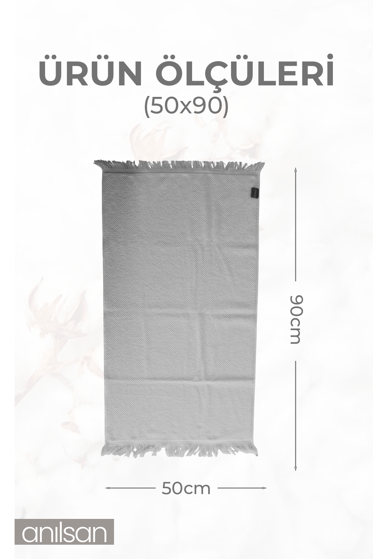 2'li Beyaz Jelena El Havlusu - 50x90 Cm, 225 Gr, %100 Pamuk, Spa Ve Otel Havlusu