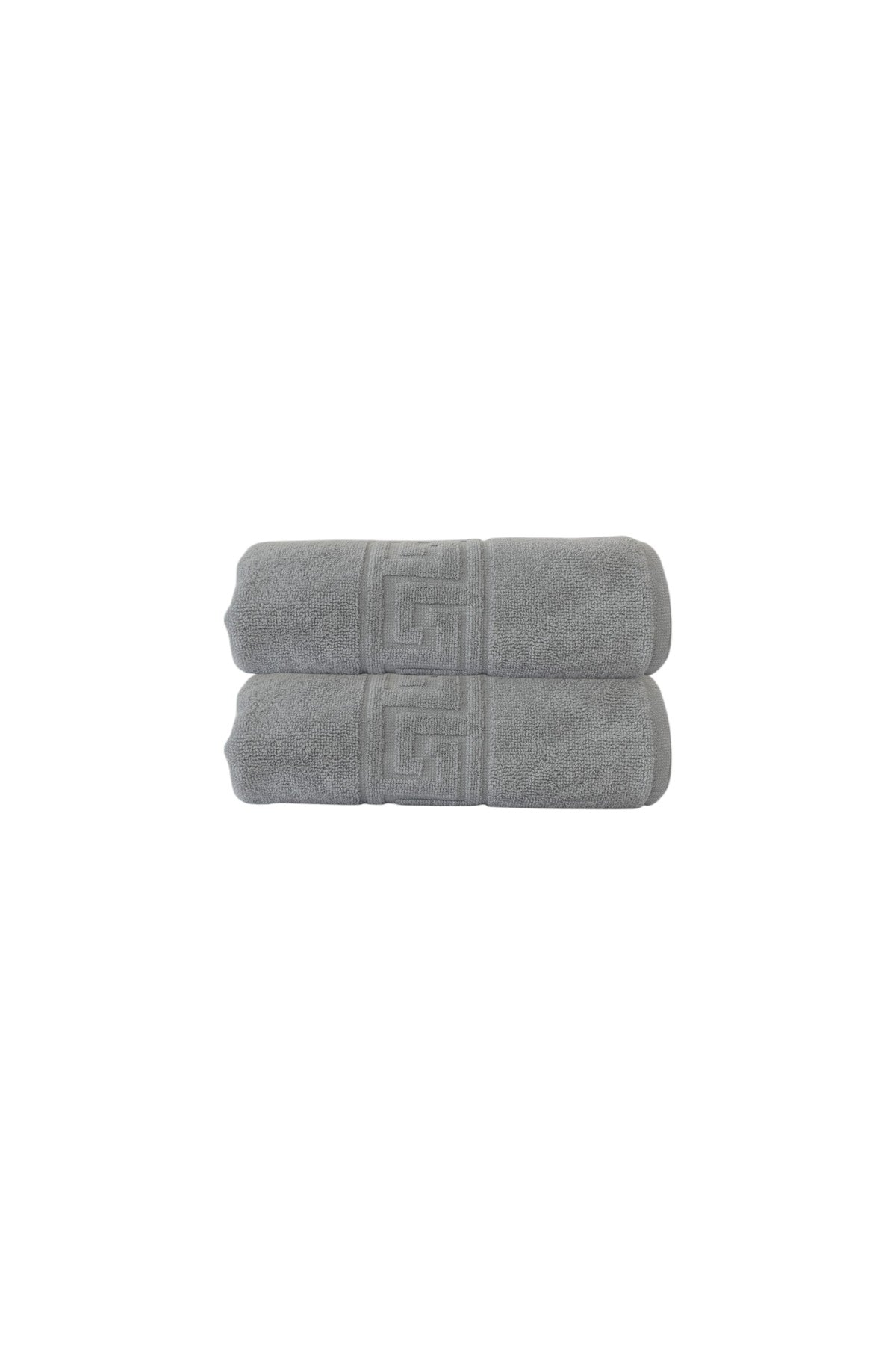 2'li Greek Gri El Havlusu - 50x90 Cm, 225 Gr, %100 Pamuk, Spa Ve Otel Havlusu