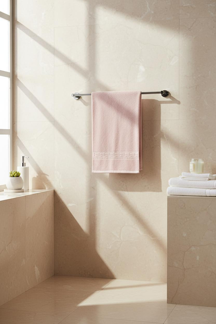 2'li Pudra Greek El Havlusu - 50x90 Cm, 225 Gr, %100 Pamuk, Spa Ve Otel Havlusu