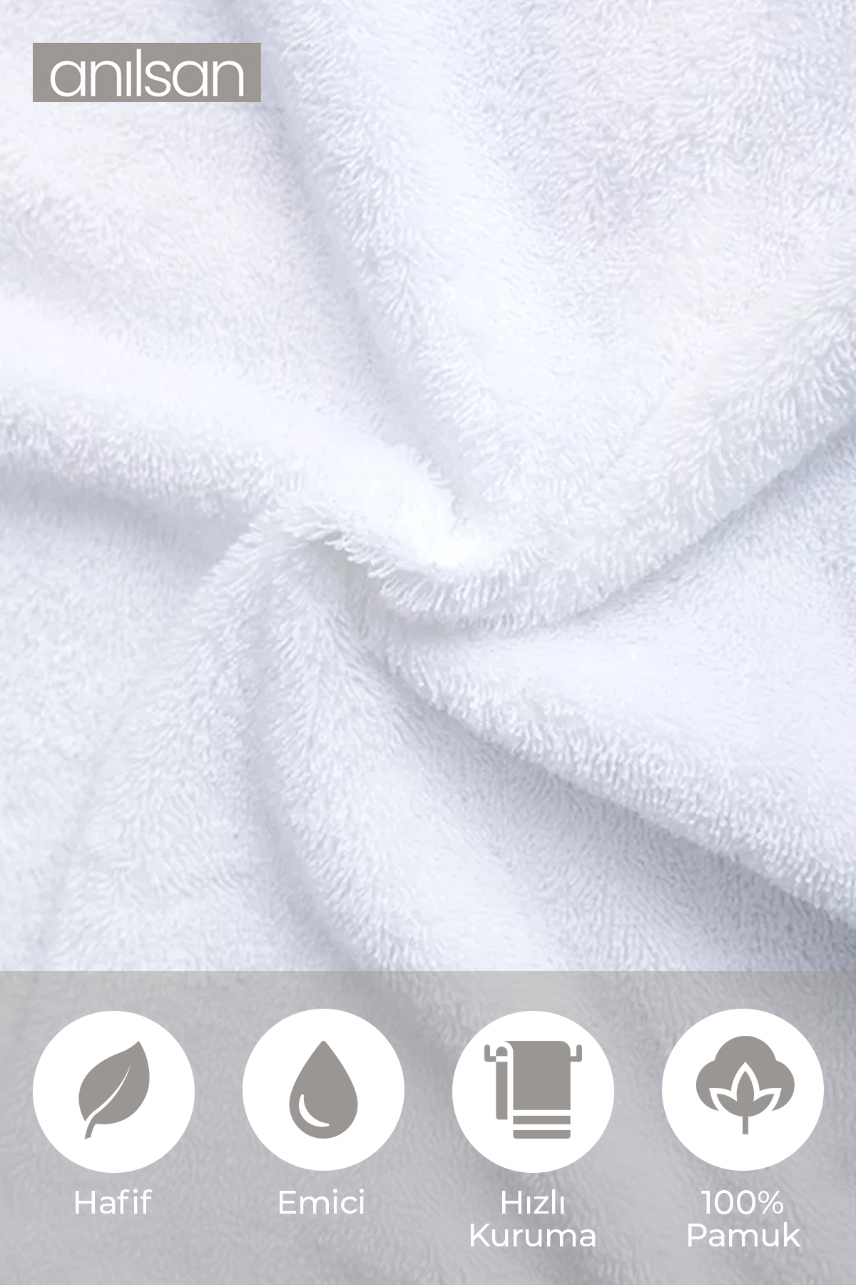 25'li Greek Beyaz Banyo Havlusu - 70x140 Cm, 490 Gr, %100pamuk, Spa Ve Otel Havlusu (25 Adet)