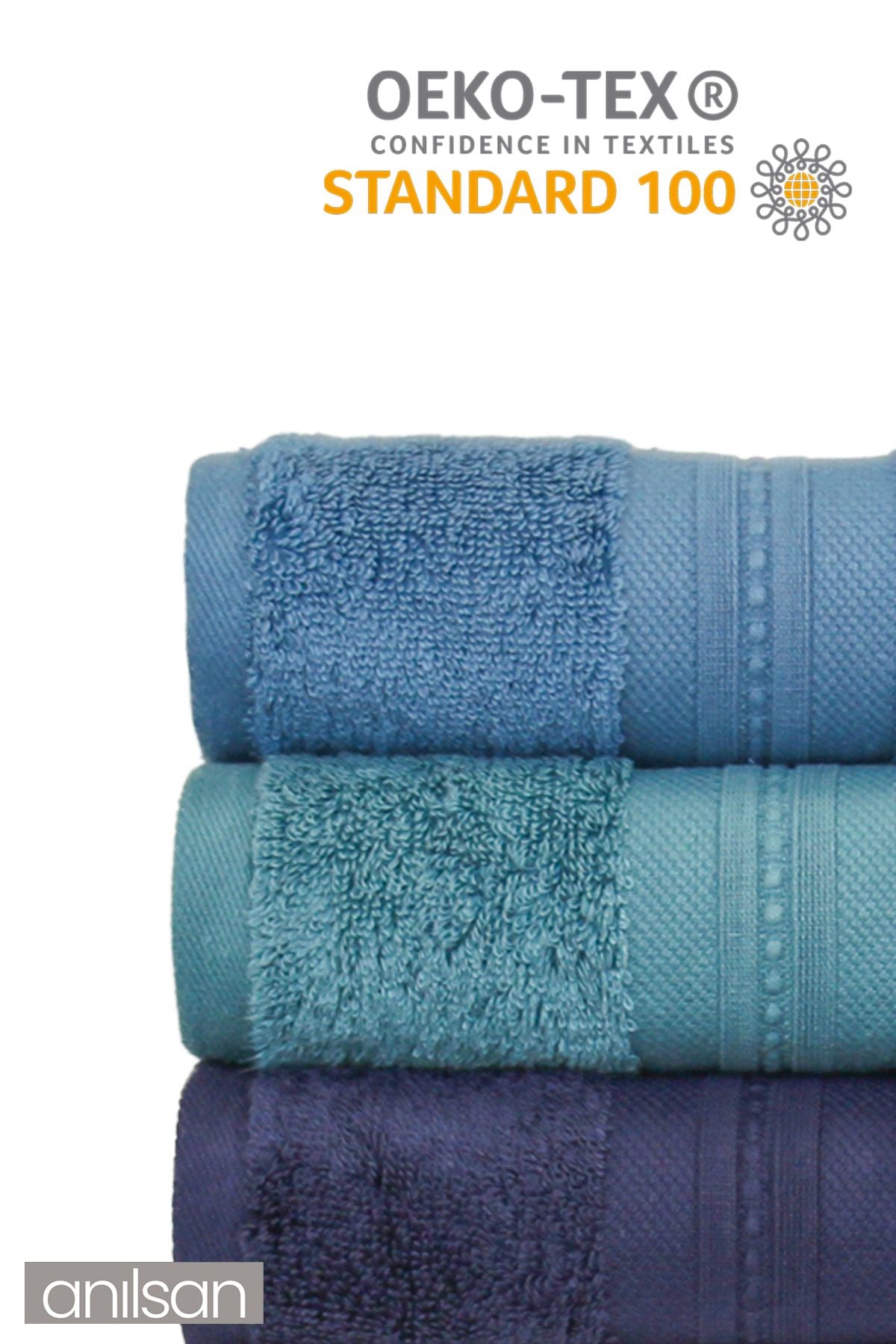 3'lü Süper Soft Bordürlü El Havlusu Seti - 50x90 Cm, 250 Gr, %100 Pamuk, Spa Ve Otel Havlusu