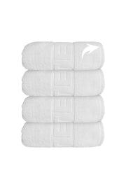 4'lü Hotel Logo Banyo Havlusu - 70x140 Cm, 490 Gr, %100 Pamuk, Spa Ve Otel Havlusu