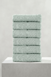 6'lı Agora Mint El Havlusu - 50x80 Cm, 170 Gr, %100 Pamuk, Spa Ve Otel Havlusu