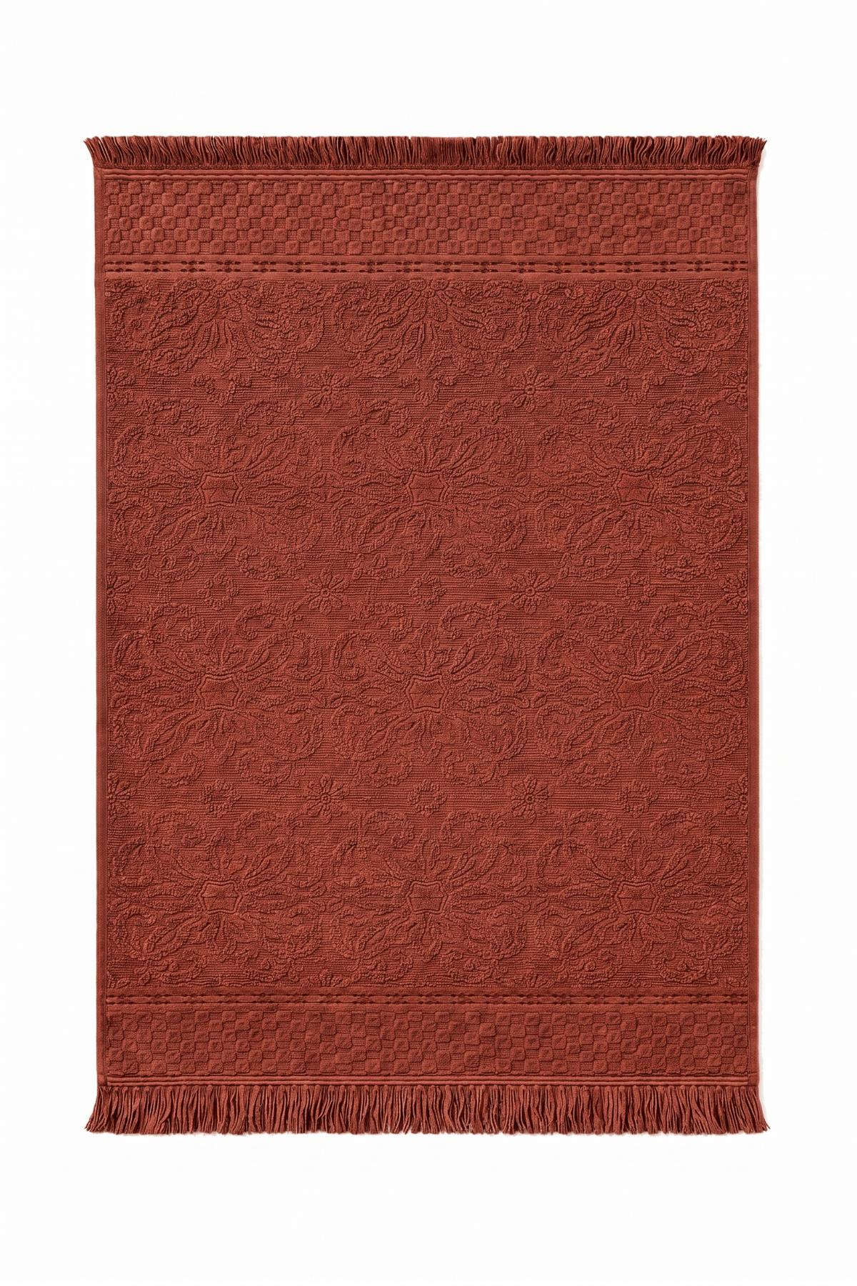 6'lı Agora Kiremit El Havlusu - 50x80 Cm, 170 Gr, %100 Pamuk, Spa Ve Otel Havlusu