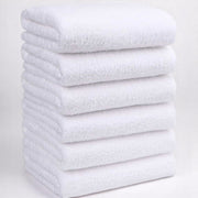 6'lı Beyaz Banyo Havlusu - 70x140 Cm, 490 Gr, %100pamuk, Spa Ve Otel Havlusu