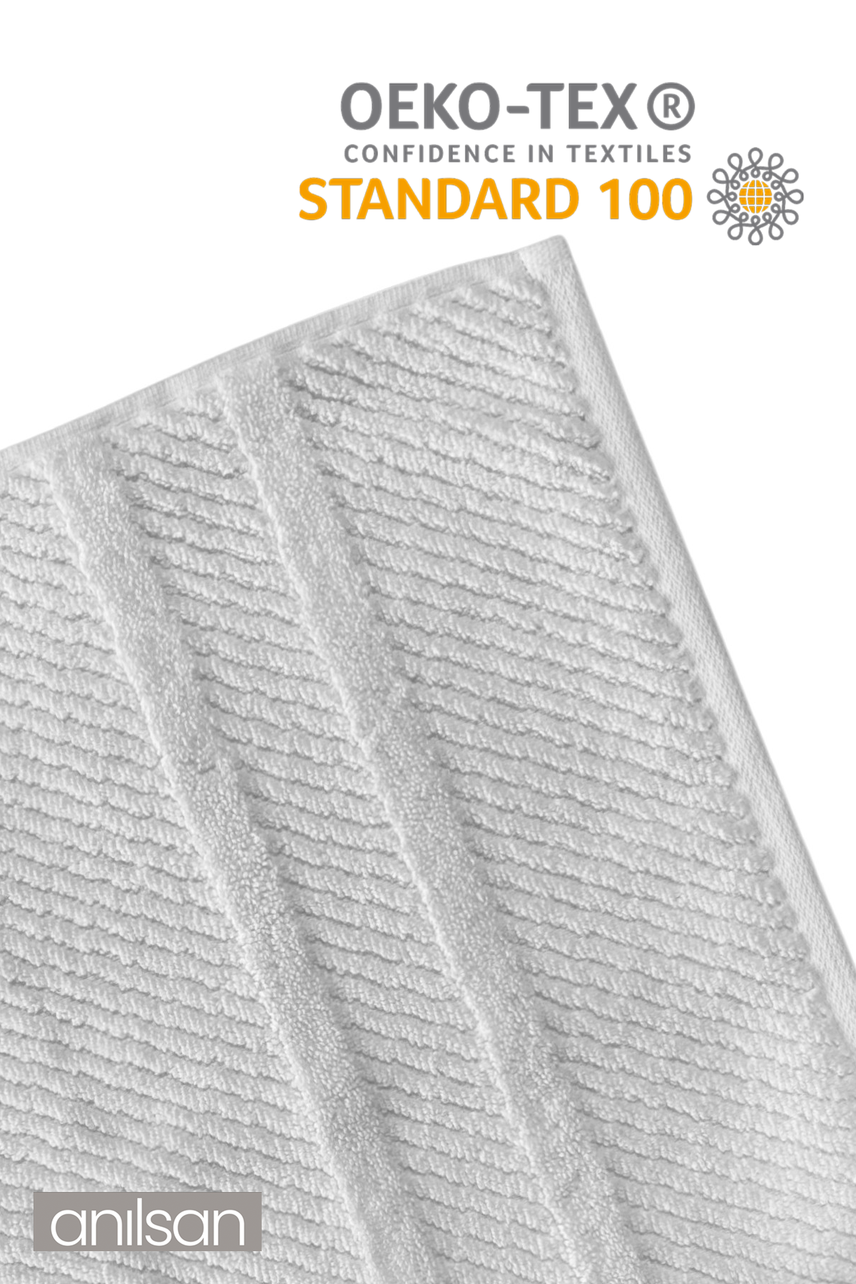 6'lı Beyaz Jakarlı El Havlusu - 50x90 Cm, 230 Gr, %100 Pamuk, Spa Ve Otel Havlusu