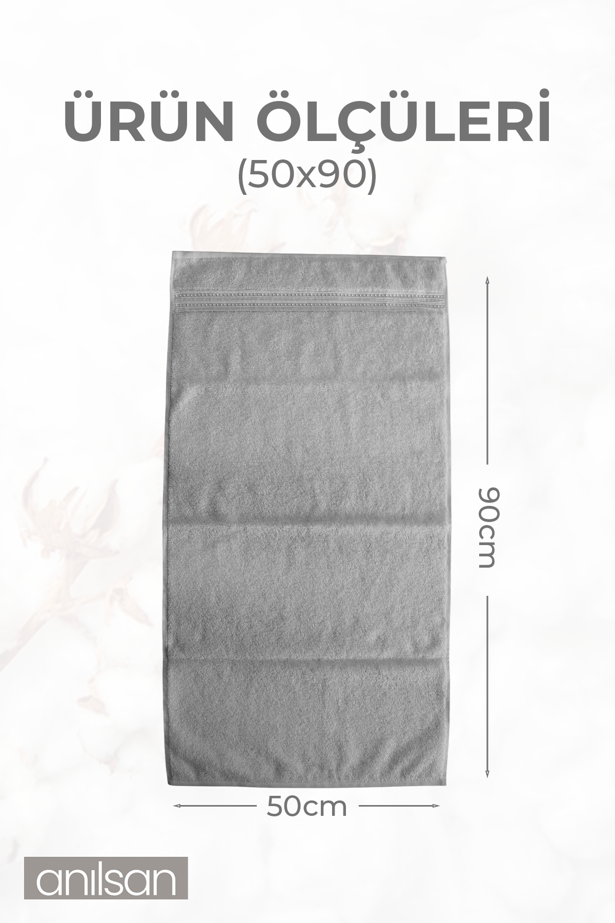 6'lı Boncuk Beyaz El Havlusu - 50x90 Cm, 225 Gr, %100 Pamuk, Spa Ve Otel Havlusu