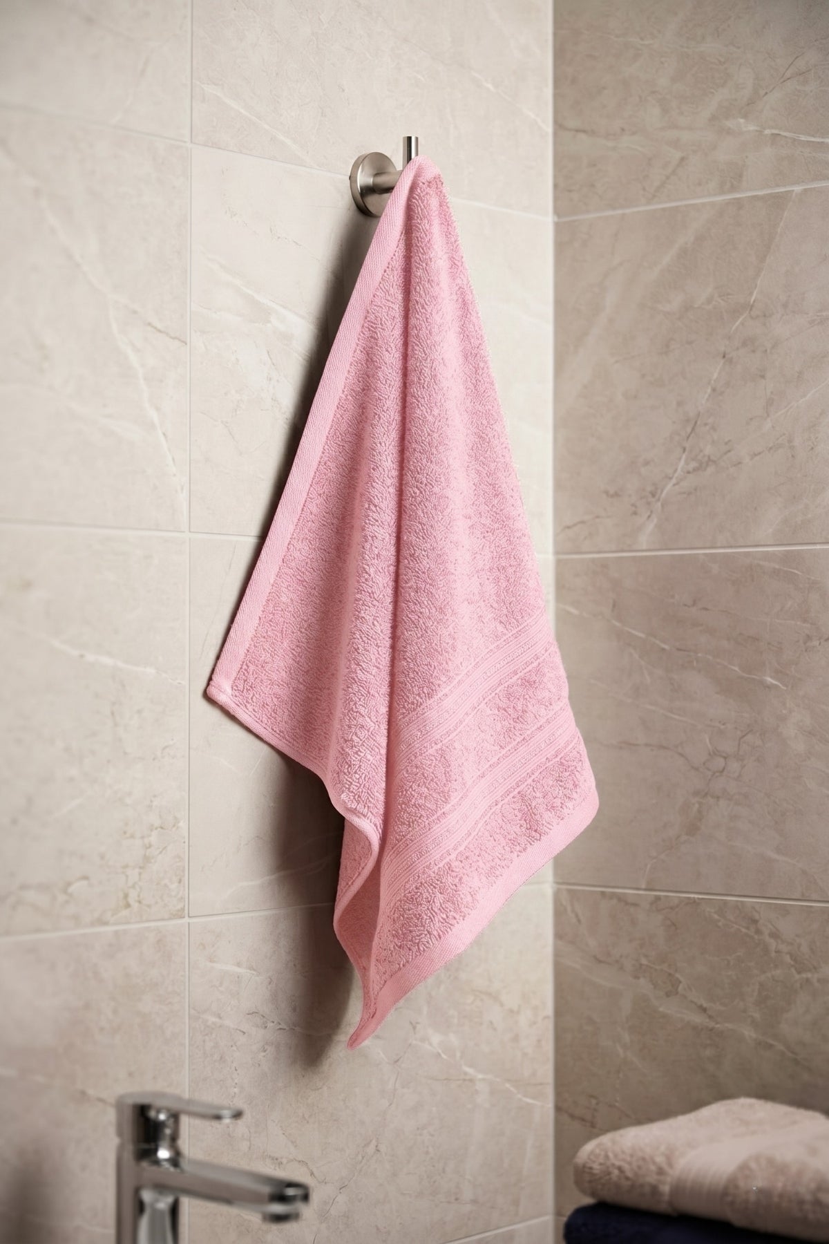 6'lı Işıl Premium El Havlusu 33x33cm - Açık Mavi %100 Pamuk - 600 gr/m2