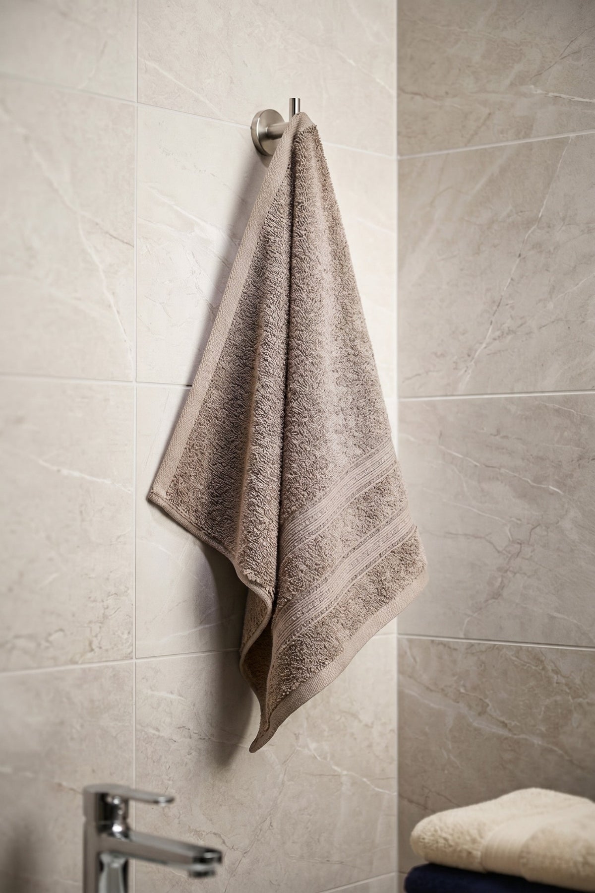 6'lı Işıl Premium El Havlusu 33x33cm - Açık Mavi %100 Pamuk - 600 gr/m2