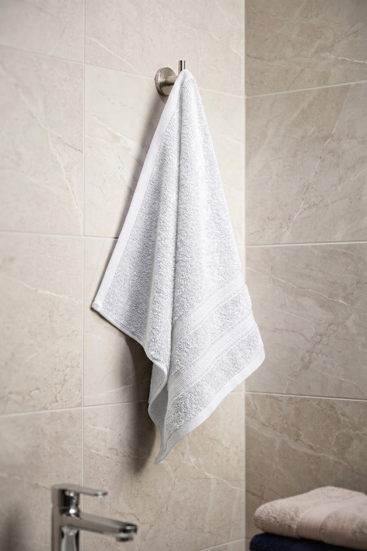 6'lı Işıl Premium El Havlusu 33x33cm - Açık Mavi %100 Pamuk - 600 gr/m2