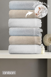 6'lı Jelena Banyo Havlusu - 70x140 Cm, 490Gr, %100 Pamuk, Spa Ve Otel Havlusu