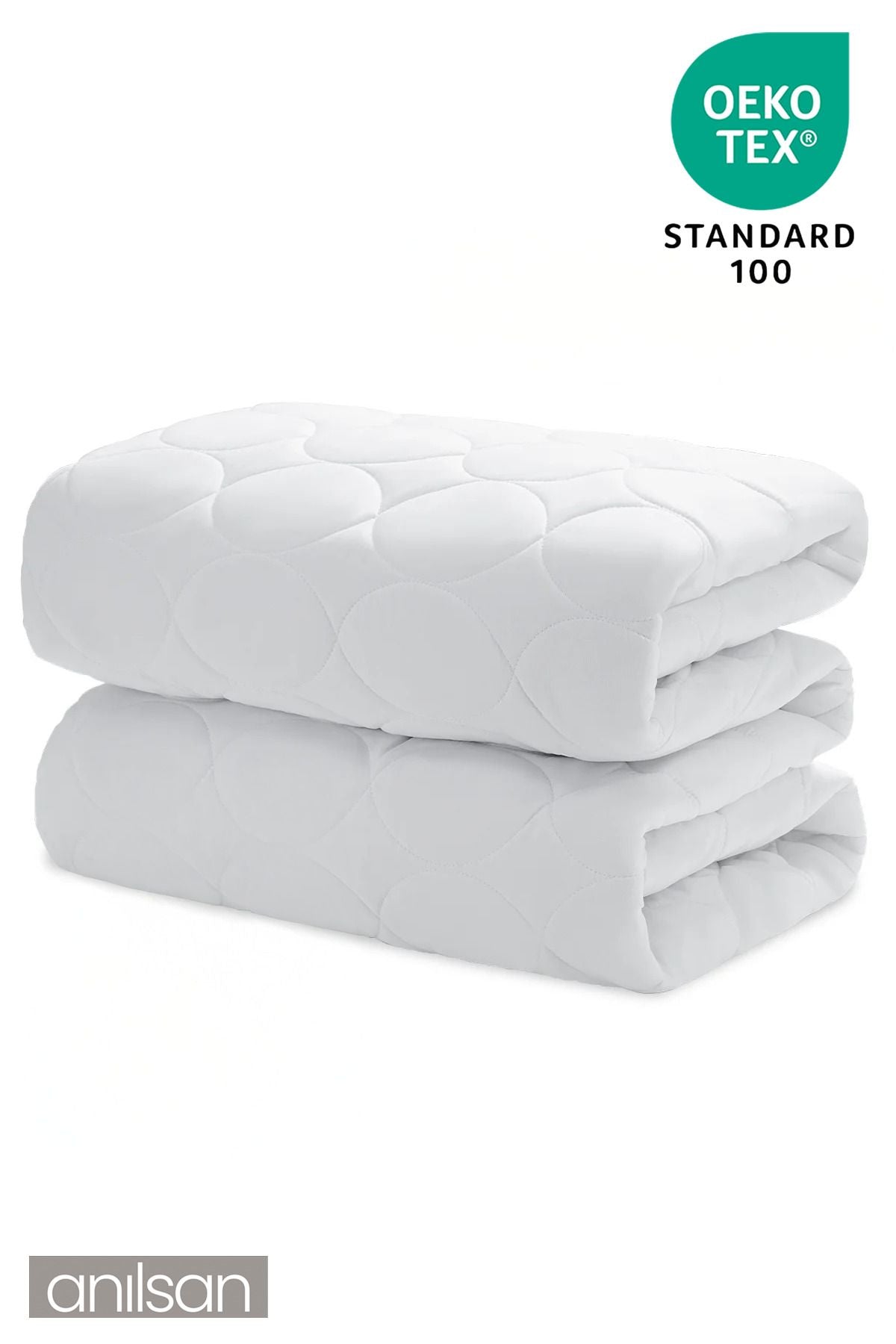 600 Gr Pamuklu Full Kenar Uyku Pedi Yatak Koruyucu - Tek ve Çift Kişilik Seçenekleriyle (3 Ebat)