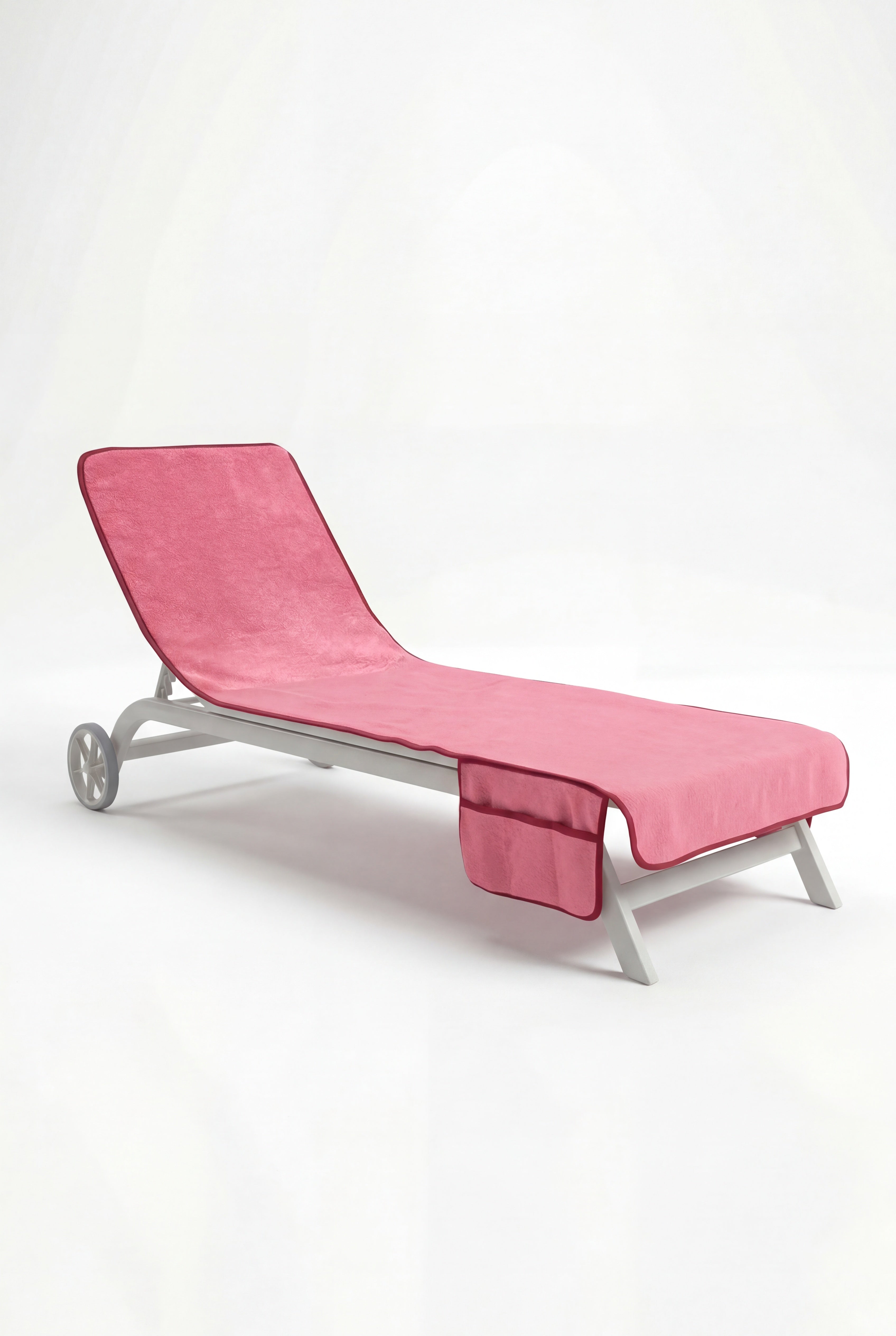 Alia Şezlong Havlusu %100 Pamuk 76x216- Pembe