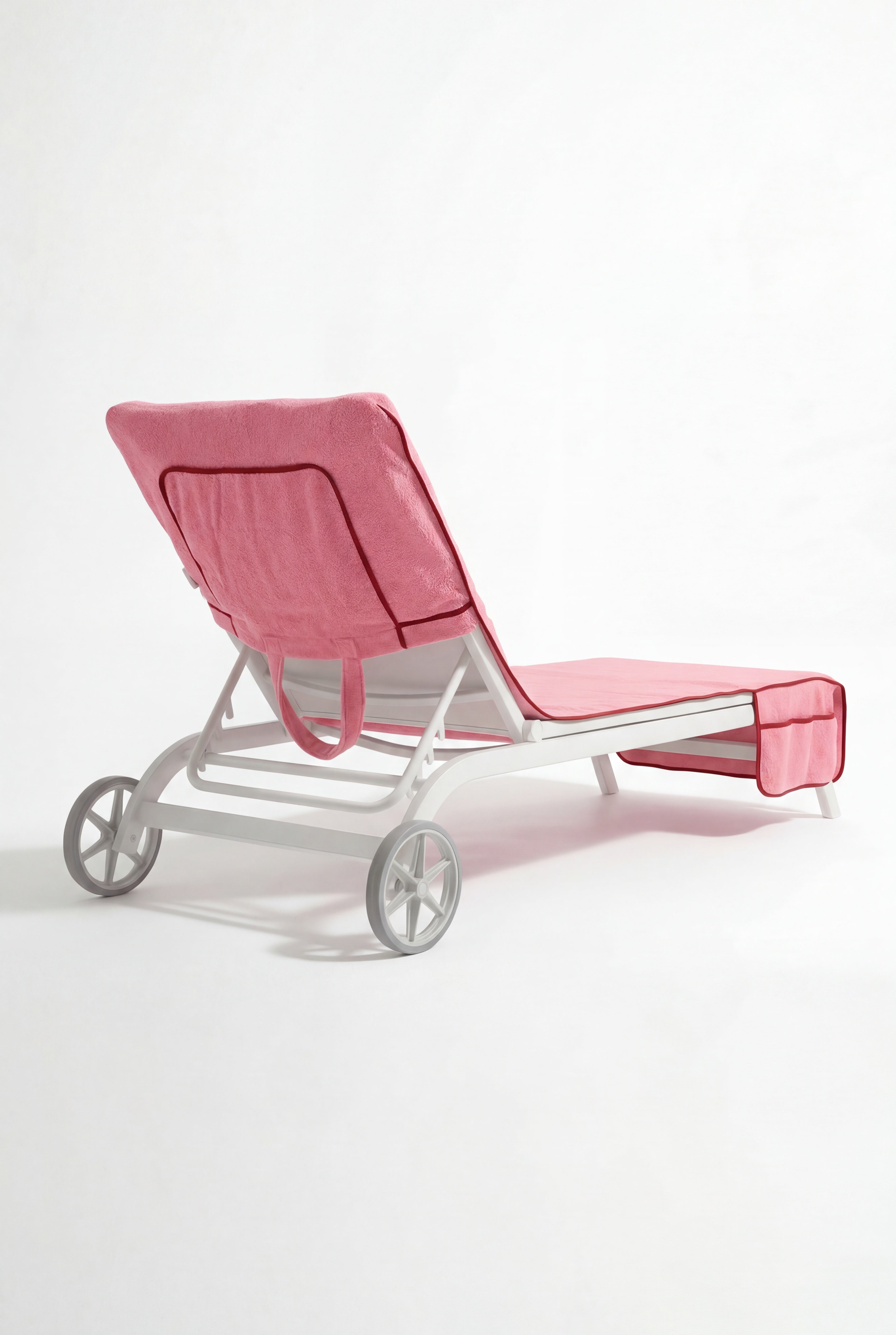Alia Şezlong Havlusu %100 Pamuk 76x216- Pembe