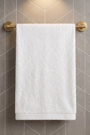 Alina Banyo Havlusu 100x145 cm - Beyaz %100 Pamuk