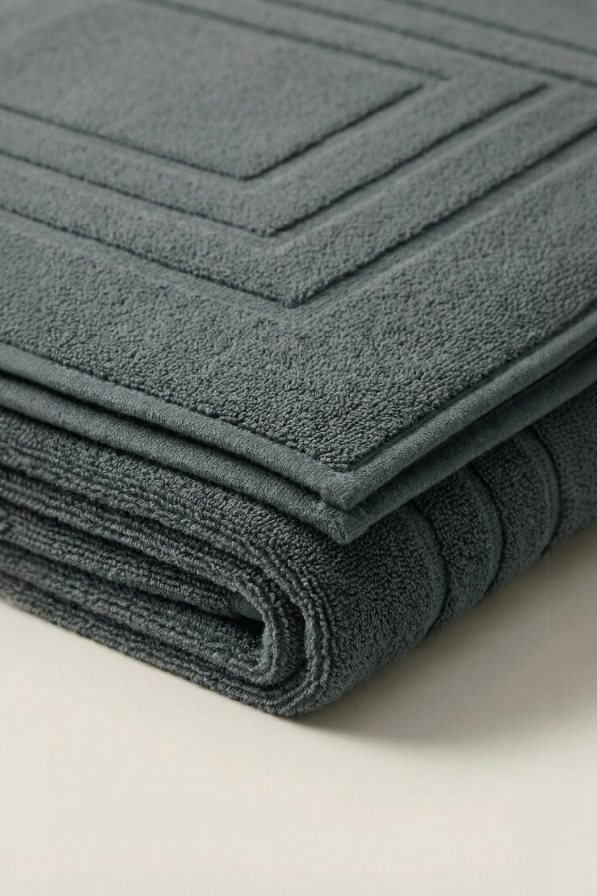 Alora  %100 Pamuk Ayak Havlusu - Antrasit 60x130, 690 Gr