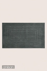 Alora  %100 Pamuk Ayak Havlusu - Antrasit 60x130, 690 Gr