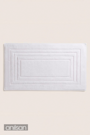 Alora  %100 Pamuk Ayak Havlusu - Beyaz 60x130, 690 Gr