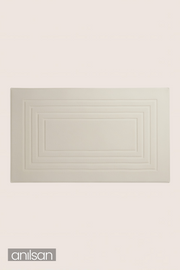 Alora %100 Pamuk Ayak Havlusu - Ekru 60x130, 690 Gr