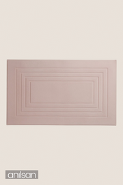 Alora %100 Pamuk Ayak Havlusu - Pudra 60x130, 690 Gr