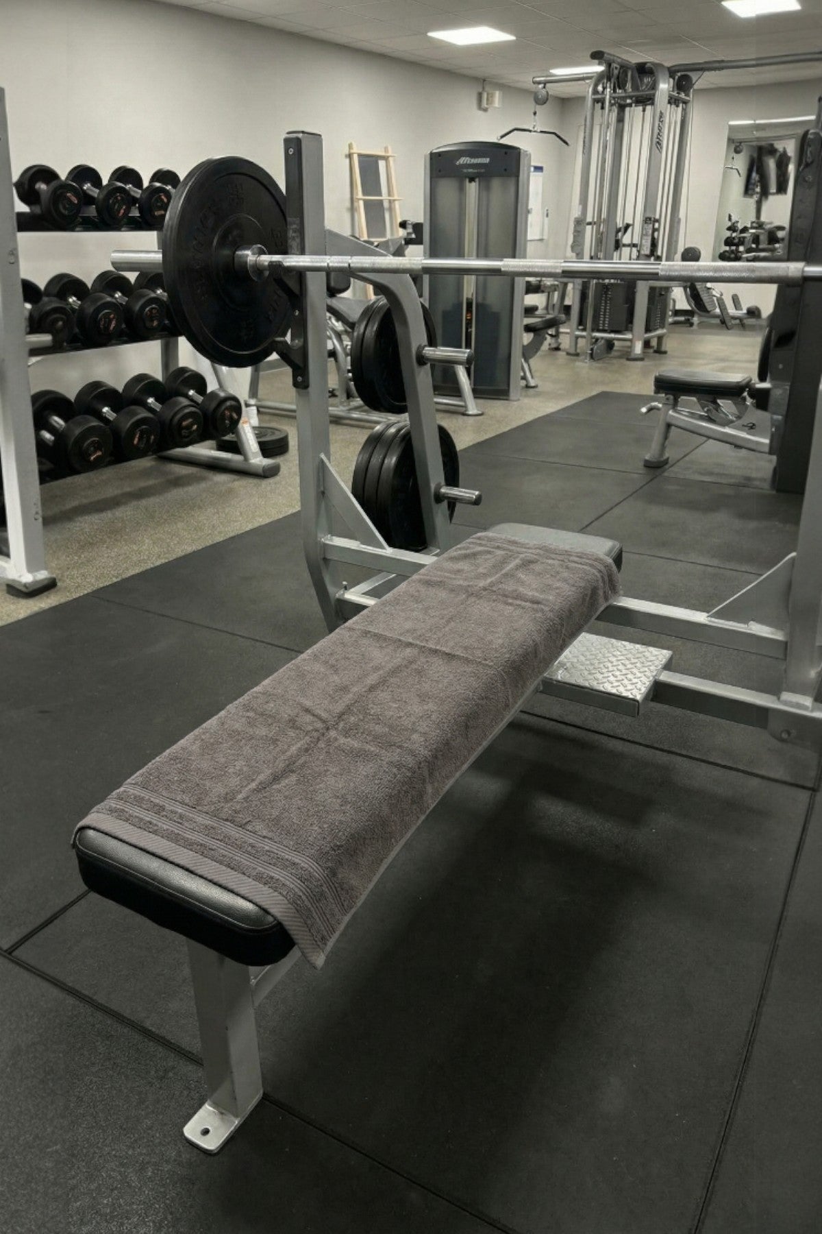 Antrasit Sporcu Havlusu 30x130cm %100 Pamuk - Yüksek Emicilik, Hafif ve Çabuk Kuruma Özellikli