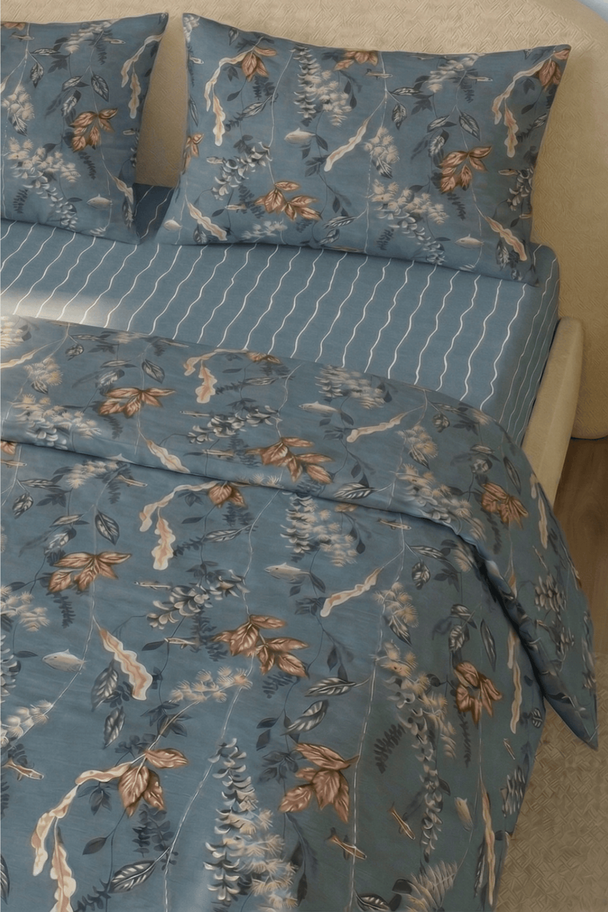 Lily Çift Kişilik %100 Pamuk Ranforce Nevresim Takımı