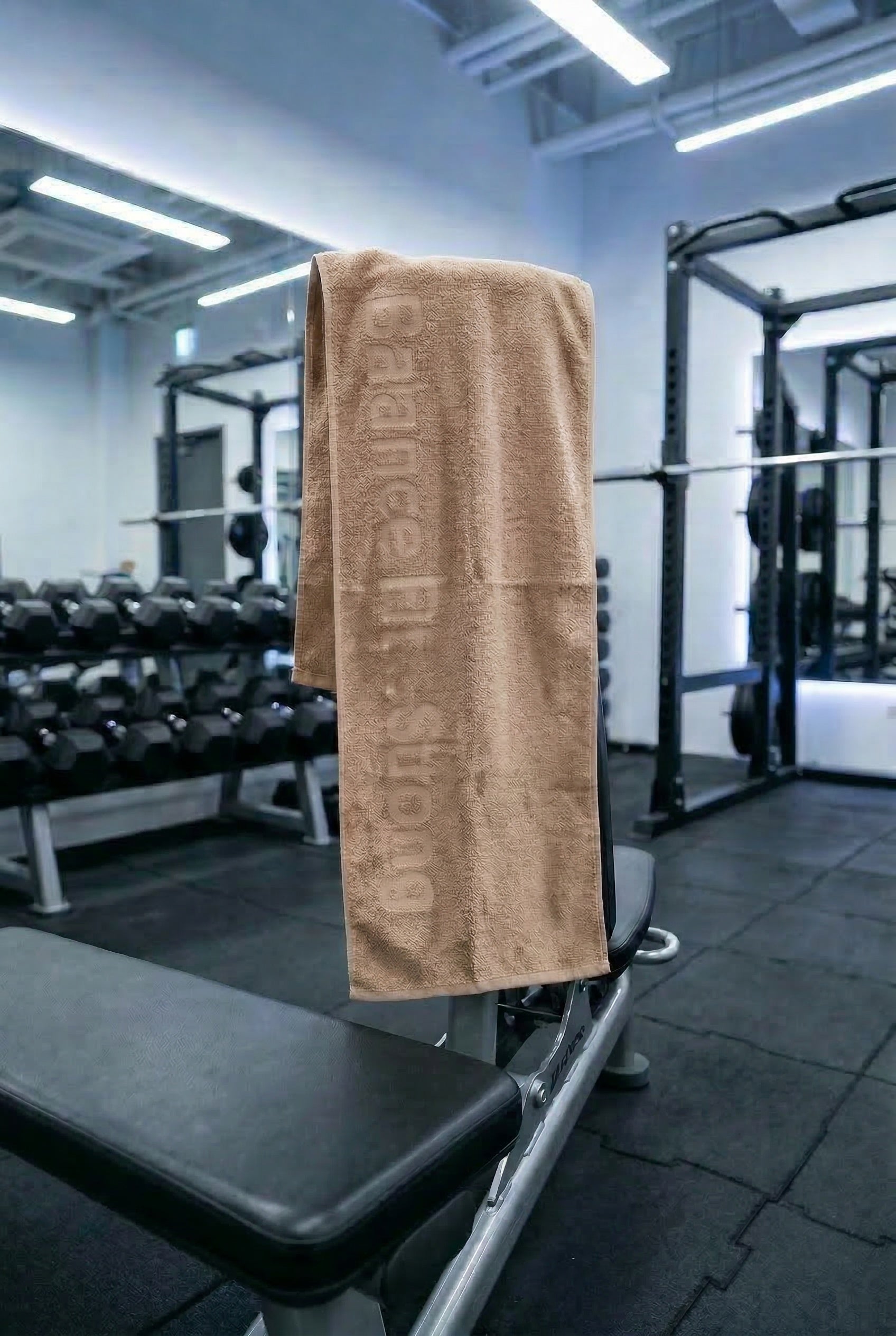 BFS Bej Sporcu Havlusu 30x120 %100 Pamuk - Yüksek Emicilik, Hafif
