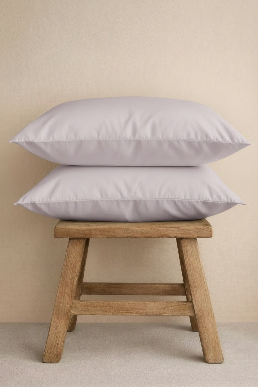 Camelia Çift Kişilik Düz Ranforce Nevresim Seti- Lila %100 Pamuk