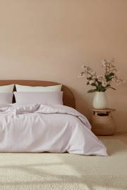 Camelia Tek Kişilik Düz Ranforce Nevresim Takımı - Lila %100 Pamuk