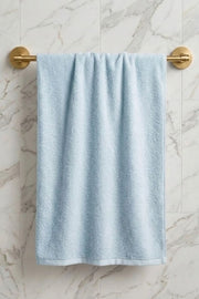 Düz Banyo Havlusu 70x140 cm - Açık Mavi %100 Pamuk