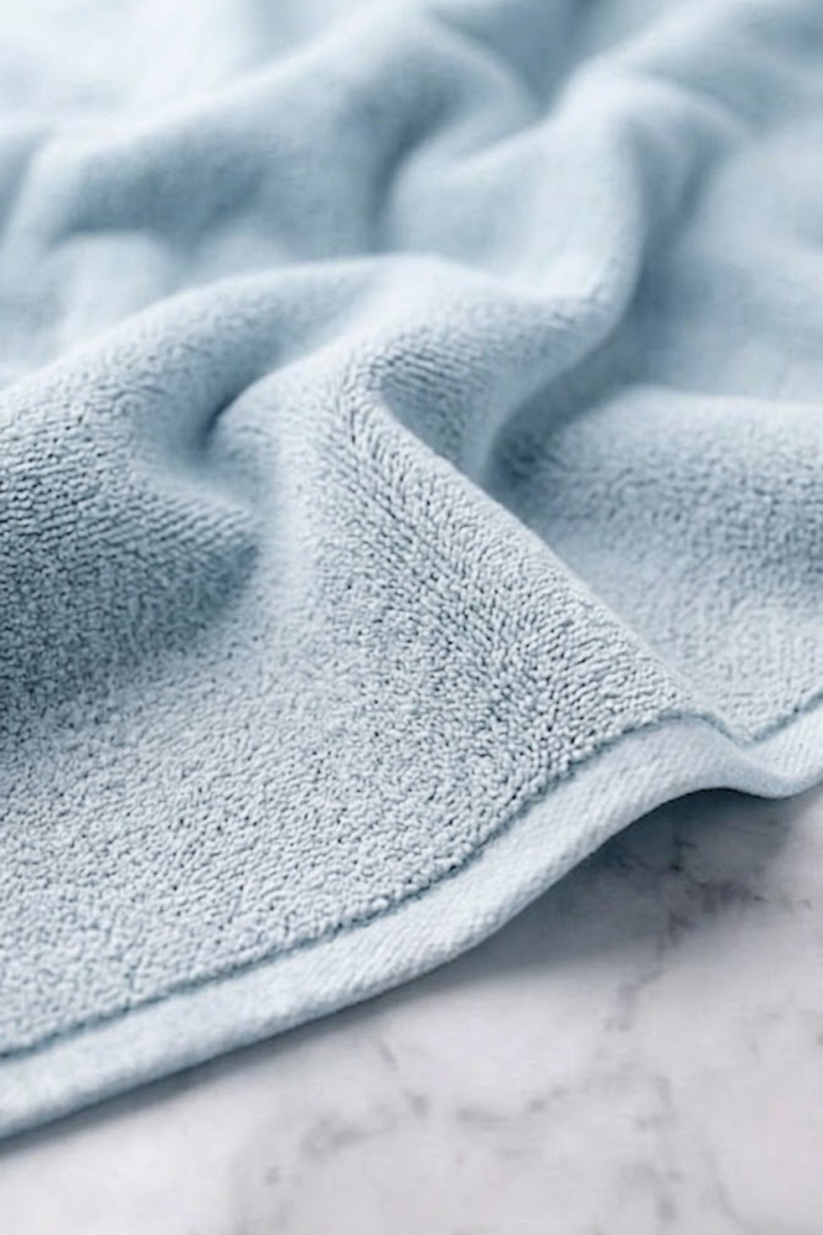 Düz Banyo Havlusu 70x140 cm - Açık Mavi %100 Pamuk
