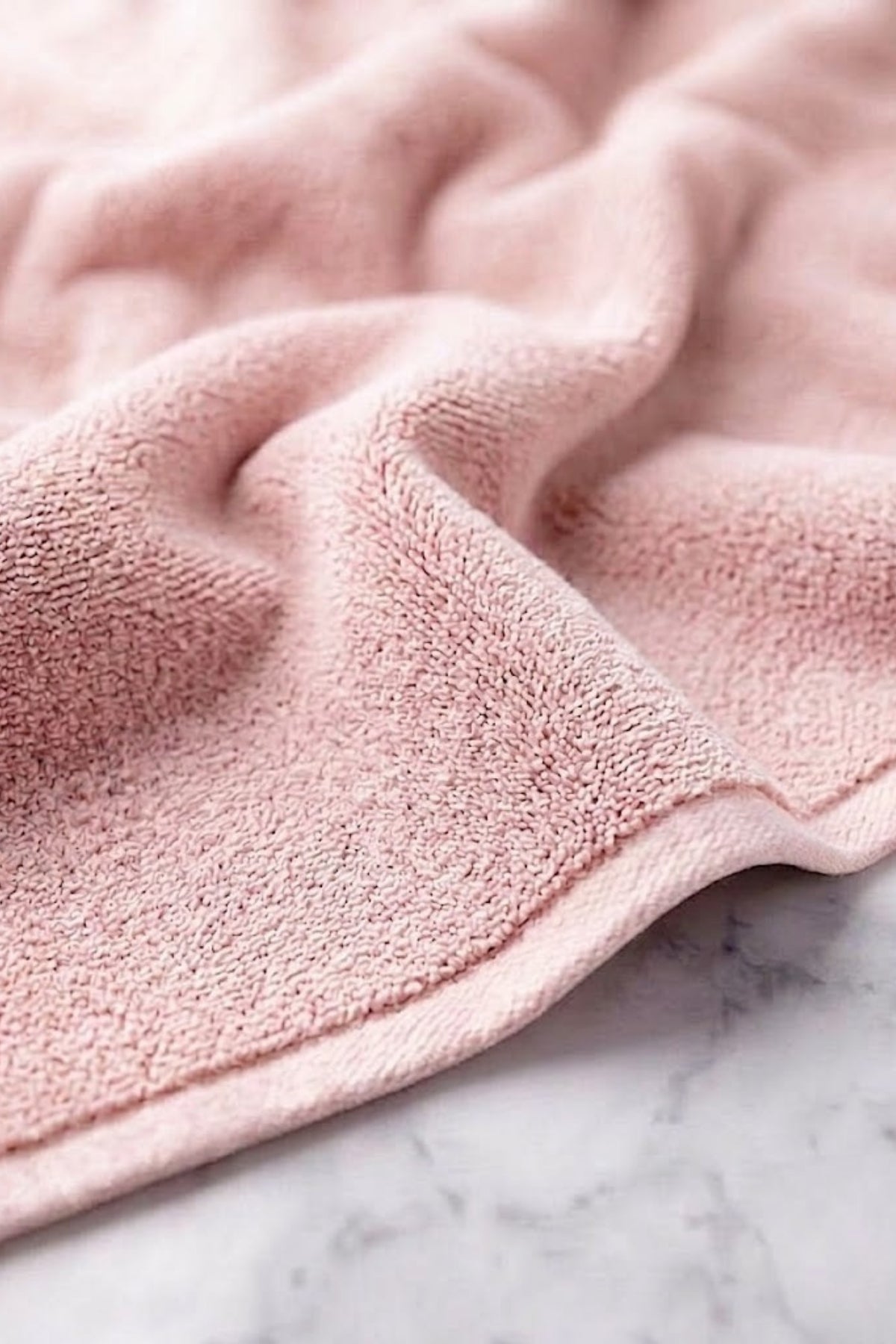 Düz Banyo Havlusu 75x 150 cm - Pembe %100 Pamuk