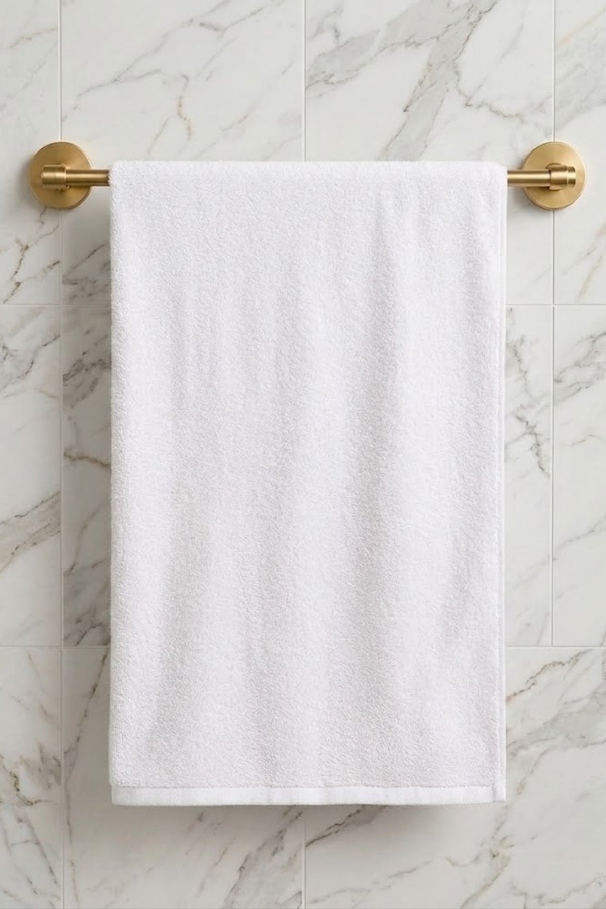 Düz Banyo Havlusu 75x 150 cm - Pembe %100 Pamuk