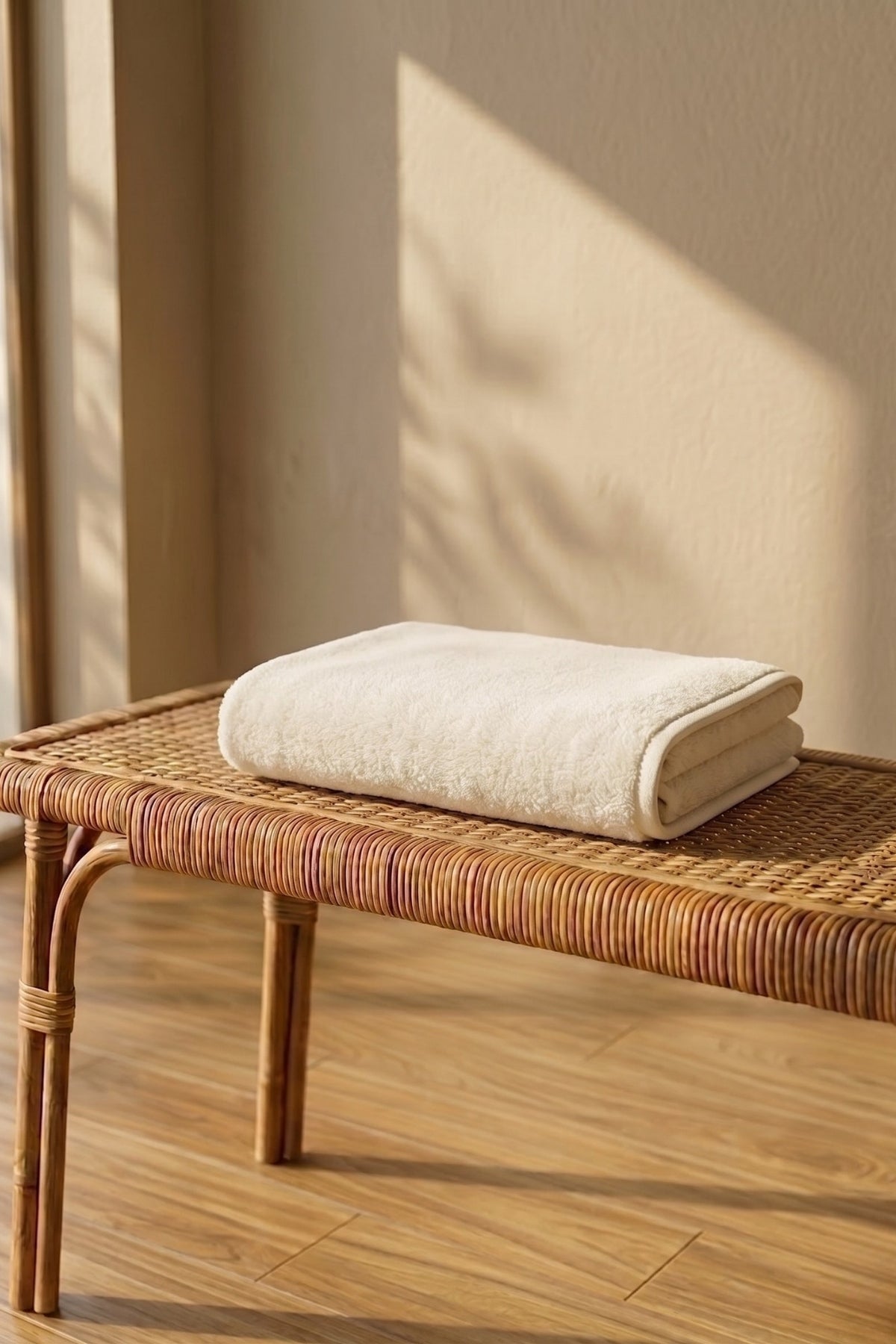 Düz Banyo Havlusu 75x 150 cm - Pembe %100 Pamuk
