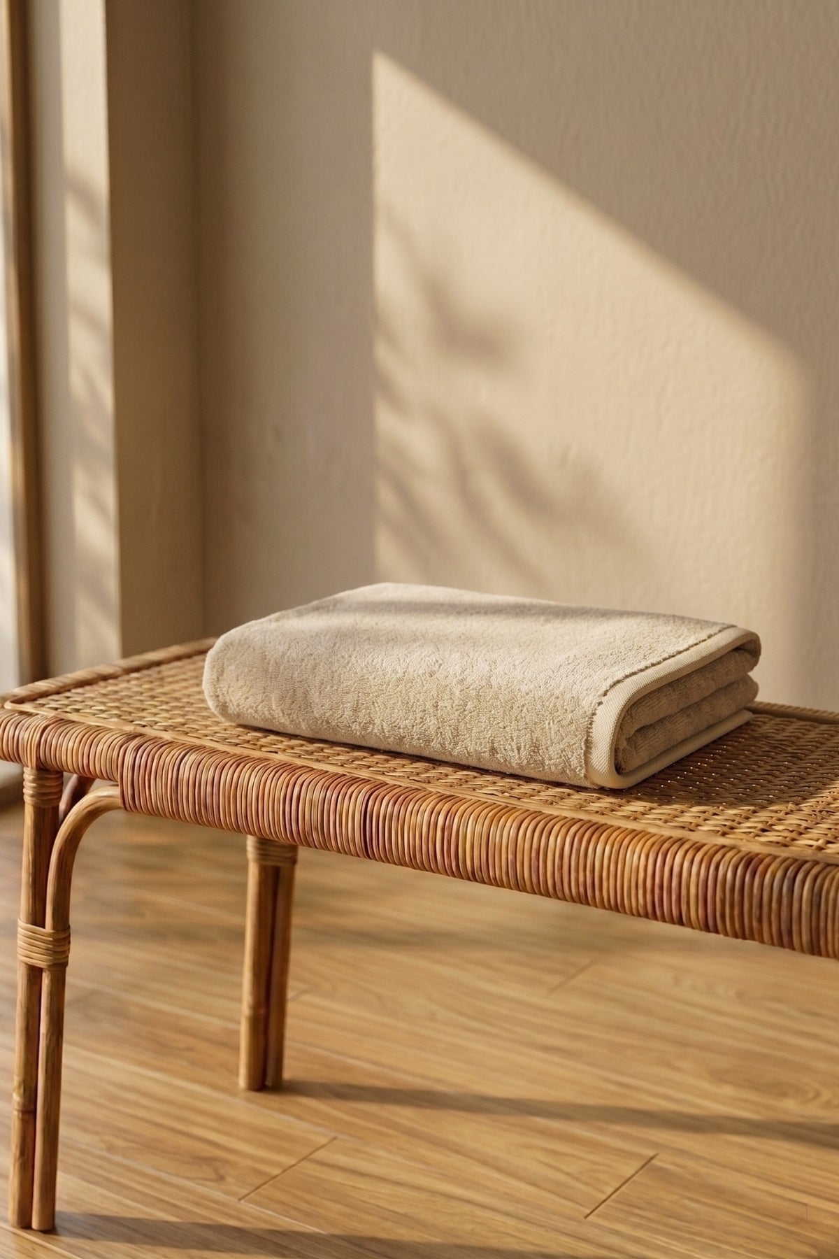 Düz Banyo Havlusu 75x 150 cm - Pembe %100 Pamuk