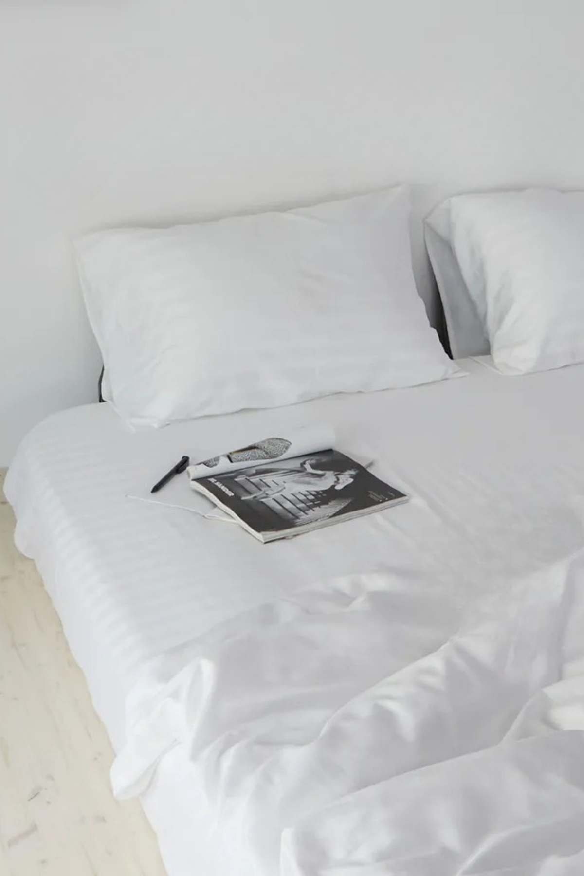 Yasmin Çizgili Çift Kişilik Lastikli Çarşaf- %100 Pamuk