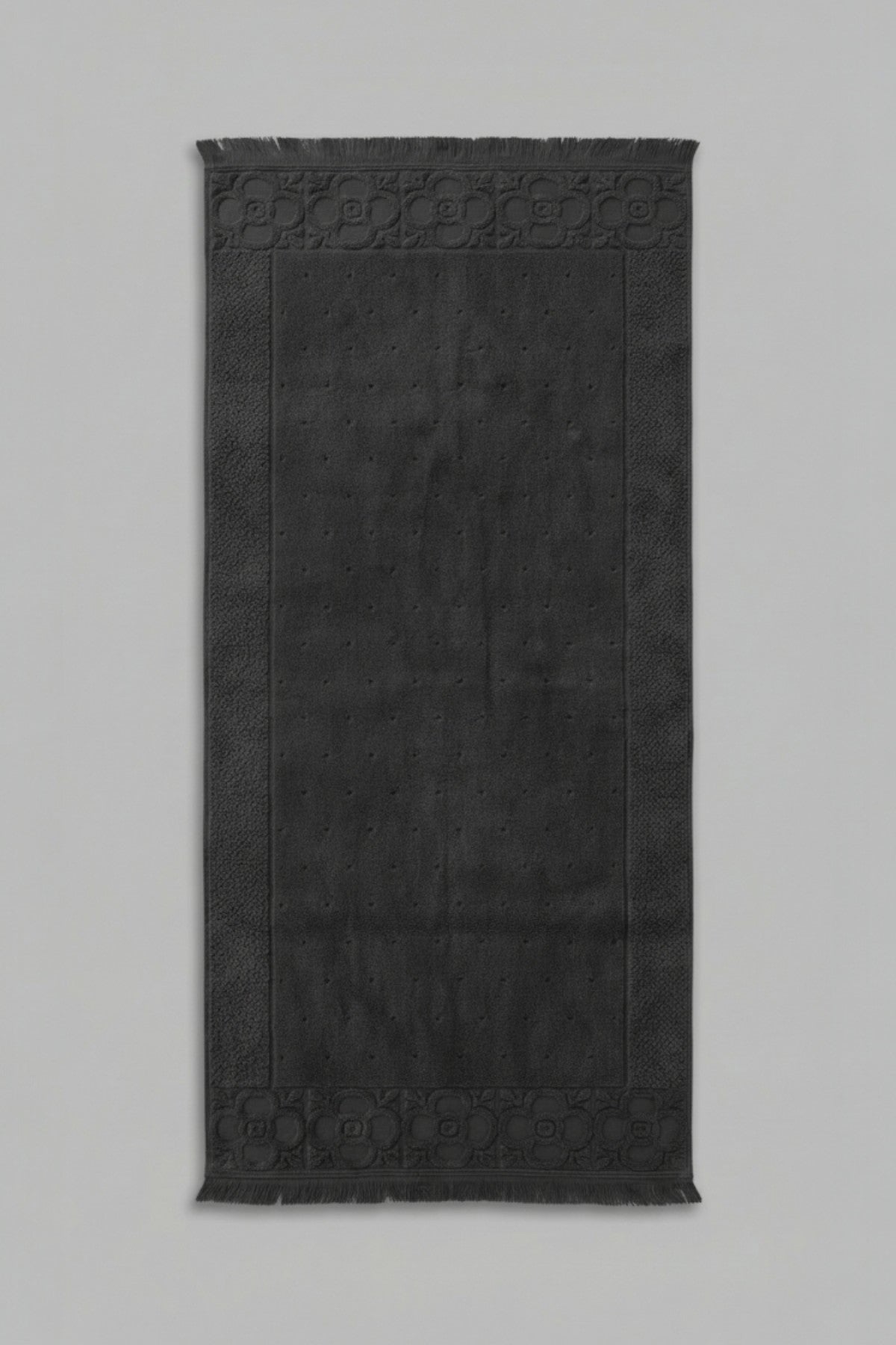 Fesun %100 Pamuk Ayak Havlusu - Antrasit 70x130, 790 Gr